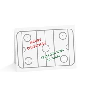 Hockey themed Christmas Cards